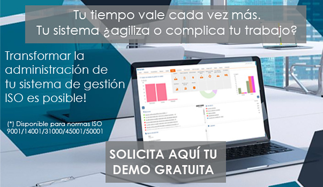Software para normas ISO 9001 / ISO 14001 / ISO 31000 / ISO 45001 / ISO 50001